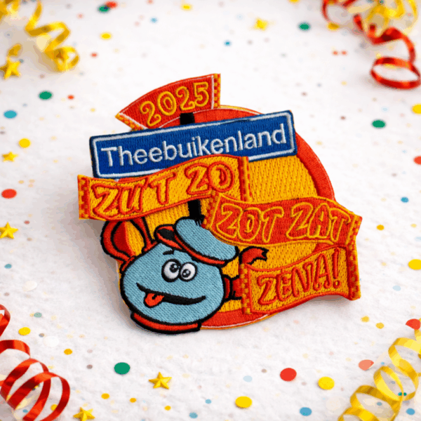 Strijkembleem Motto 2025