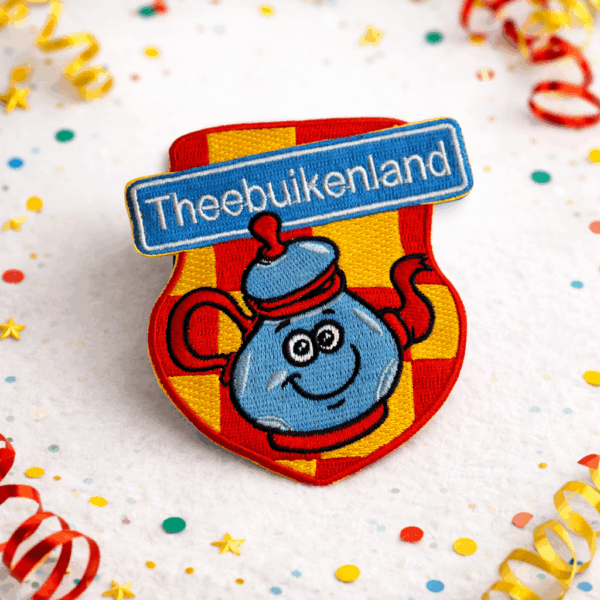 Strijkembleem - Theebuikenland-logo