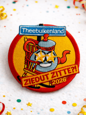 Strijkembleem Motto 2026