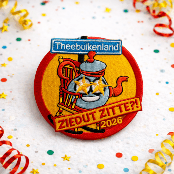 Strijkembleem Motto 2026